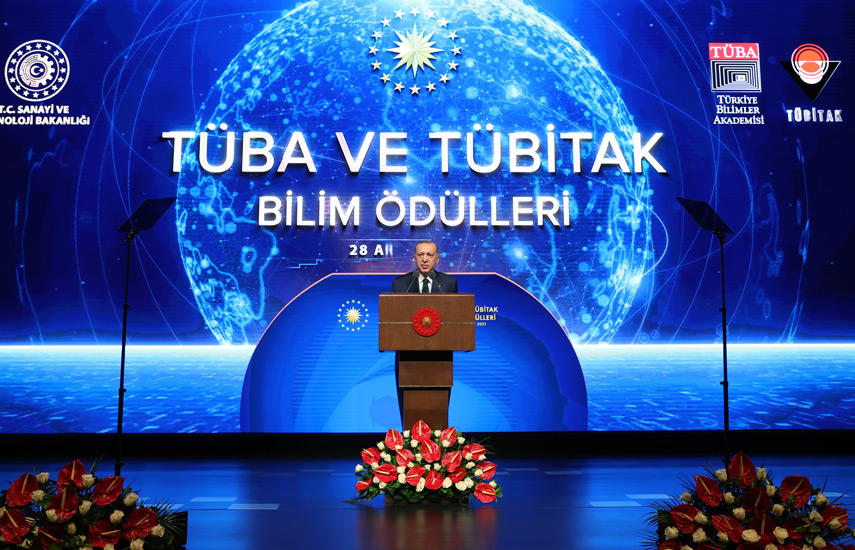 Cumhurbaşkanı Erdoğan, “TÜBİTAK ve TÜBA Bilim Ödülleri Töreni”nde konuştu