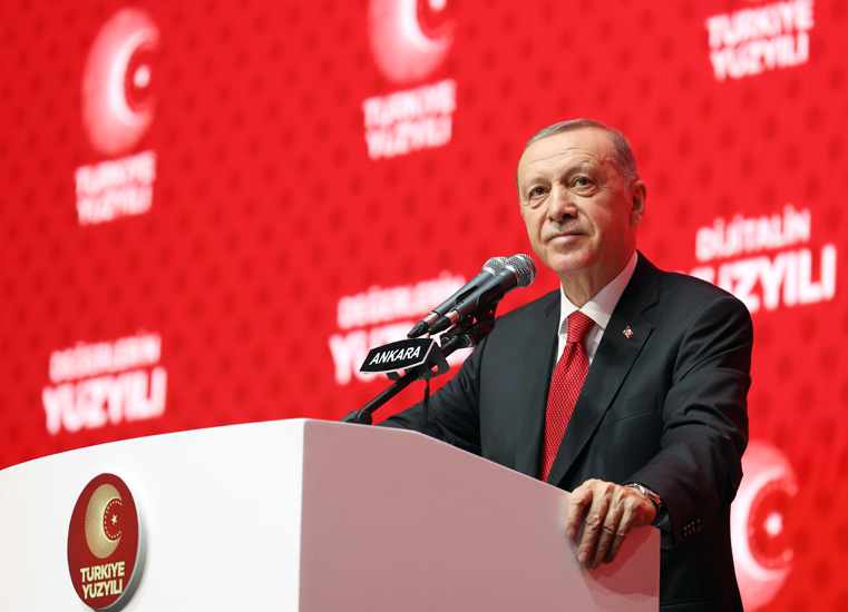 “Türkiye Yüzyılı programımızla, Cumhuriyetimizin yeni yüzyılına güçlü bir başlangıç yapmak istiyoruz”