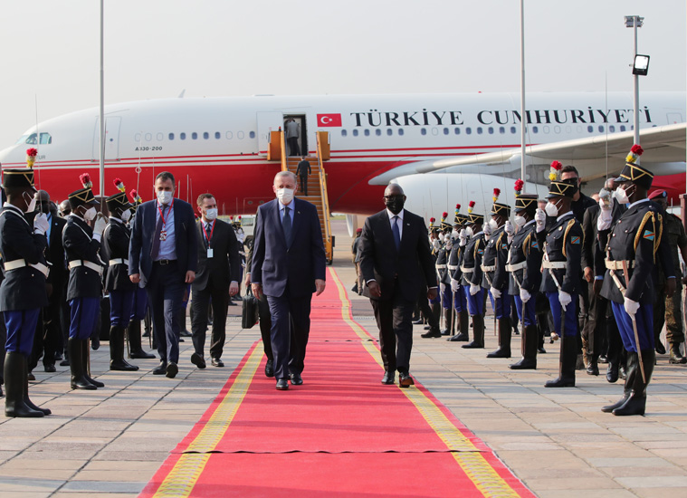 Cumhurbaşkanı Erdoğan, Kongo Demokratik Cumhuriyeti’nde