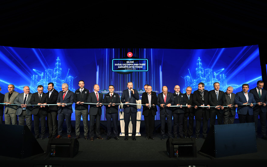 Dev yatırımlar | Cumhurbaşkanı Erdoğan, Silivri, Avrupa’daki en büyük yer altı depolama tesisi haline geldi